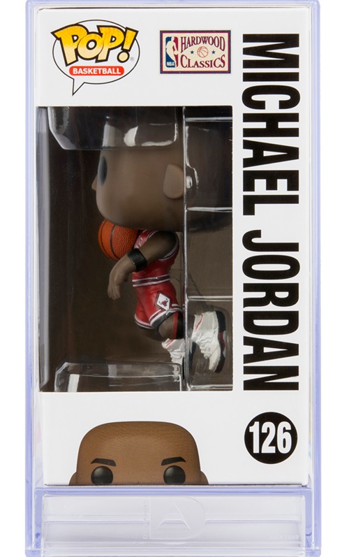 Funko Pop! Basketball Chicago Bulls Michael Jordan with Slabbed Case Upper  Deck Exclusive Figure #126 - US