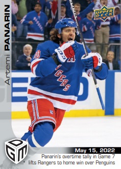 Panarin lifts Rangers past Penguins 4-3 in OT in Game 7