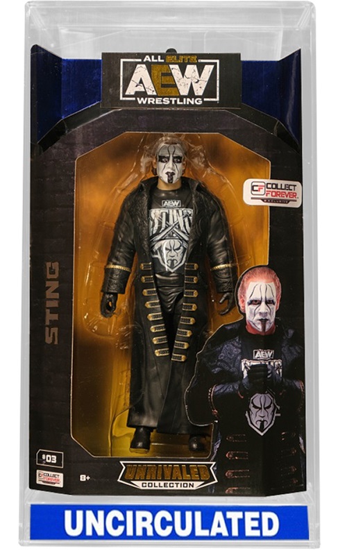 Sting AEW Unrivaled Collection – Collect Forever Exclusive (Limited to 1000) – SHIPS IN APRIL 2024 - Front
