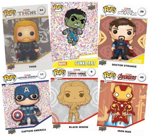 4 packs upper deck funko pop infinity saga trading cards hotsell marvel