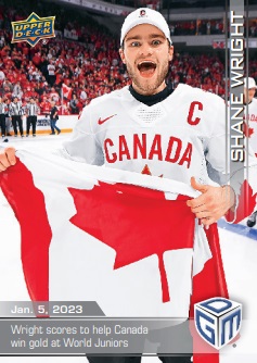 2023 BY Cards IIHF World Junior Championship Canada #6 Brandt